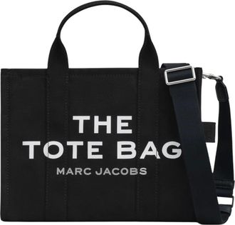 Marc Jacobs The Medium Tote Bag - Dames - Tassen - Zwart - Maat: ONE Size Katoen