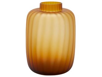 Schubiger M&ouml;bel Vase Bernstein Matt H: 35 cm
