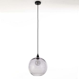 Oresteluchetta L&aacute;mpara Colgante De Vidrio Ahumado &Oslash;30 Cm Dise&ntilde;o Moderno Yuna