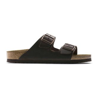 Birkenstock Sandalen Arizona Geolied Leer - Dames - Sandalen - Bruin - 38 EU - Leer - Schoenen