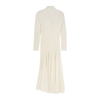 Alaia Twisted Dress - female - Ala&iuml;a - Knitted Dresses - White - XS - Dresses