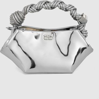 Ganni Sac Mini Bou Specchio Silver
