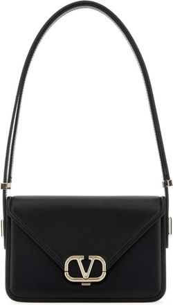 Valentino Garavani VLogo Crossbody Bag - Dames - Schoudertassen - Zwart - ONE Size - Leer - Tassen