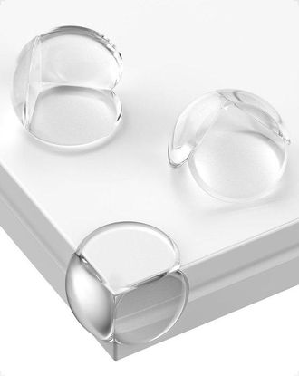 No Brand 50 Protectores De Esquinas Transparentes Para Mesa De Beb&eacute;, Protectores De Esquinas Para Muebles De Beb&eacute;. Redondos