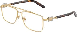 Dolce & Gabbana Aviator Optisch Montuur - Heren - Brillen - Geel - 58 MM - Accessoires