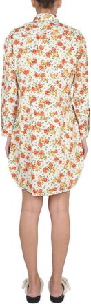Marni Floral Cotton Shirt Dress - Multicolor