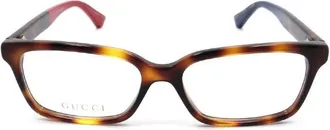 Gucci GG0168O004 Tortoiseshell Acetate Eyeglasses - Brown