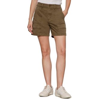 Sanctuary Boyfriend Utility Shorts in Burnt Olive Green at Nordstrom, Size 33