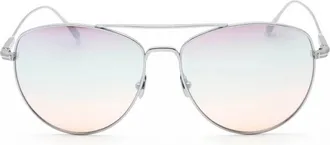 Tom Ford FT078416Z Aviator Sunglasses - Silver