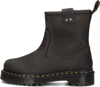 Dr. Martens Anistone Lage Leren Laarzen - Dames - Enkellaarsjes - Grijs - 36 EU - Leer - Schoenen