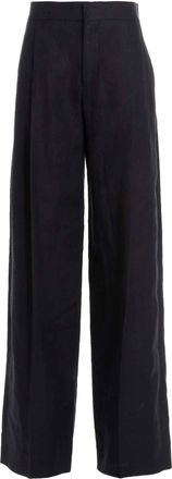 Chloé Chloé Linen Pants With Front Pleats