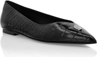 Philipp Plein Ballerinas Skull Women in Black at Nordstrom, Size 38