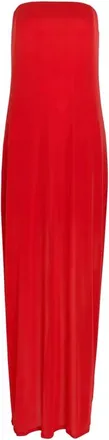 Staud Staud, Kleedjes, Dames, Rood, XS, Strapless Gown