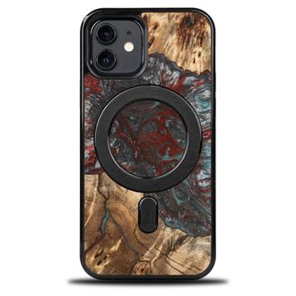 OEM Funda Bewood Unique Para Iphone 12/12 Pro - Planetas - Plut&oacute;n Con Magsafe