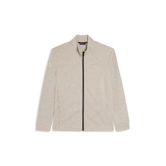 Freddy Felpa m&eacute;lange full zip con collo alto e stampe