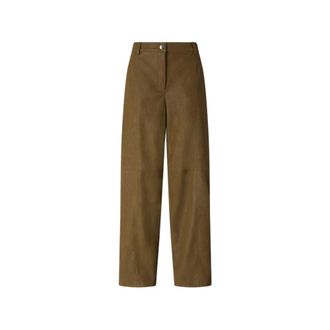 Pinko Pinko, Broeken, Dames, Bruin, XS, Leer, Barolo X51 Leren Broek