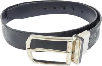 Louis Vuitton Pre-owned Belts, male, Black, Size: ONE SIZE Pre-owned Vintage Belt