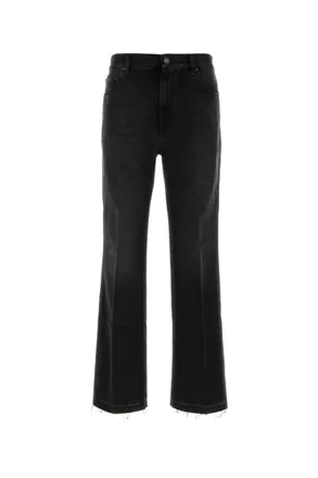 Amiri Black Mid Rise Jeans