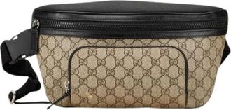 Gucci Pre-owned Belt Bags, female, Beige, Size: ONE SIZE Pre-owned Plastic Belt Bag