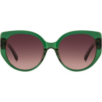 Kate Spade New York seraphina 55mm gradient round sunglasses in 0Iwb-3X at Nordstrom Rack