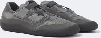 Prada Speedrock suede-trimmed sneakers