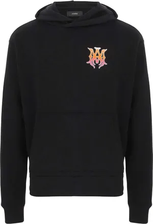 Amiri Black Regular Logo Hoodie