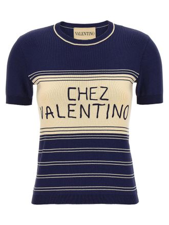 Valentino Garavani Womens Chez Valentino T-Shirt