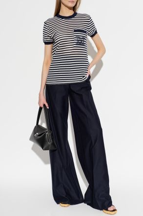 Max Mara T-shirt Drago, Womens, Navy Blue