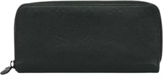 Louis Vuitton Pre-owned Wallets, female, Black, Size: ONE SIZE Pre-owned Leather Wallet