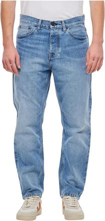 Carhartt Work in Progress Newel Pant - Heren - Loose Fit Jeans - Blauw - W36 - Katoen - Jeans
