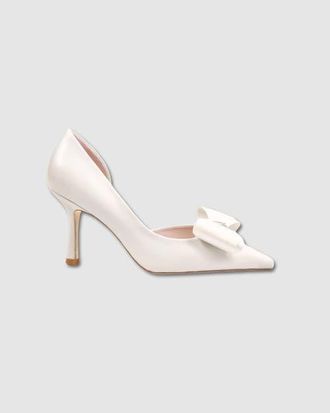 Mi-Mai Iris Leather Pumps in White at Nordstrom, Size 10