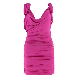 The Attico Dames, Jurken, Roze, Maat: S Jersey