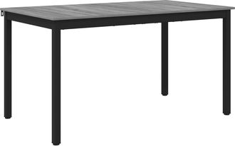 vidaXL Vidaxl Tavoli Da Pranzo 140 X 80 X 75 Cm Metallo Rettangolare