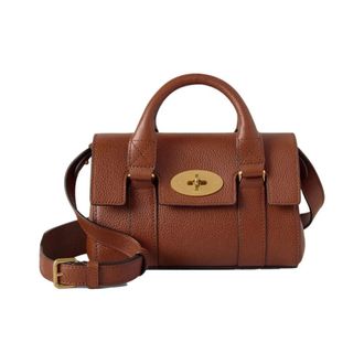Mulberry Small Classic Grain Bayswater - female - Mulberry - Handbags - Brown - ONE SIZE - Bags
