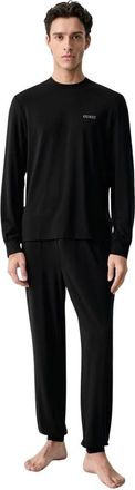 Guess Enea Pyjamaset - Heren - Nachtkleding & Lounge - Zwart - Maat: L Tweed