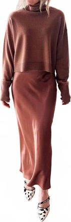 Sablyn Sable Turtleneck Sweater In Prairie Sand