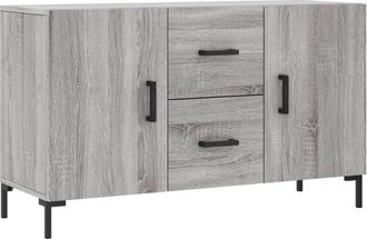 vidaXL Sideboard Grey Sonoma 100x36x60 cm Engineered Wood Vidaxl