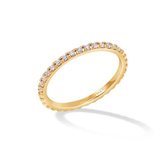 Dower & Hall 14k Dotty Eternity Narrative Ring