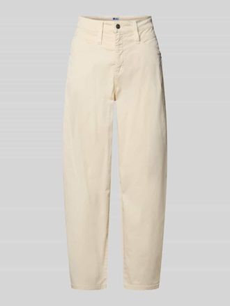 M.A.C Straight Fit Hose mit Rei&szlig;verschluss-Detail Modell Bora in Weiss, Gr&ouml;&szlig;e 32