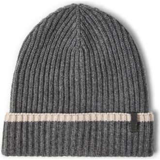 Brunello Cucinelli Knit beanie in Medium Grey at Nordstrom, Size X-Small