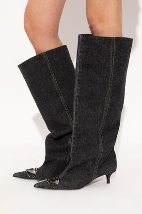 Diesel D-VENUS Boots, Womens, Black