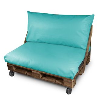 Happers Coj&iacute;n Polipiel Exterior Set Turquesa
