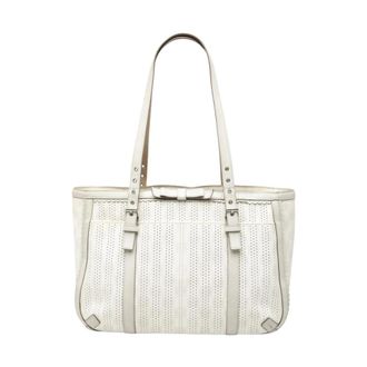 Loewe Pre-owned Tote Bag - Dames - Vintage Shopper - Wit - ONE Size - Vintage