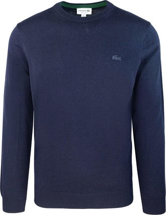 Lacoste Merino Wool Ribbed Crewneck Sweater