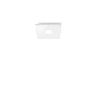 Netlighting Square Life Metal Surface Mounted Ceiling Light White Finish 1x GX53