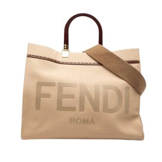 Fendi Pre-owned Tote Bags, female, Beige, Size: ONE SIZE Pre-owned Vintage Tote Bag
