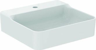 Ideal Lavabo Conca 500x450x165mm, Lijado Blanco 1 Orificio Para Grifer&iacute;a, Sin Rebosadero Ideal Standard