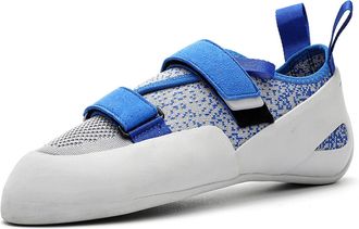 Generic Unisex Professional Indoor Rock Climbing Shoes - Anti-Slip Wear-Resistant Rock Climbing Shoes with Breathable Upper (Blue,10.5)