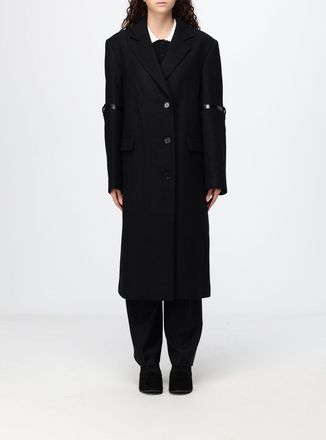 Coperni Cappotto lungo monopetto in misto lana con maniche amovibili