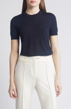 BOSS Falyssiasi Wool T-Shirt Sweater in Dk Bu at Nordstrom Rack, Size Xx-Large